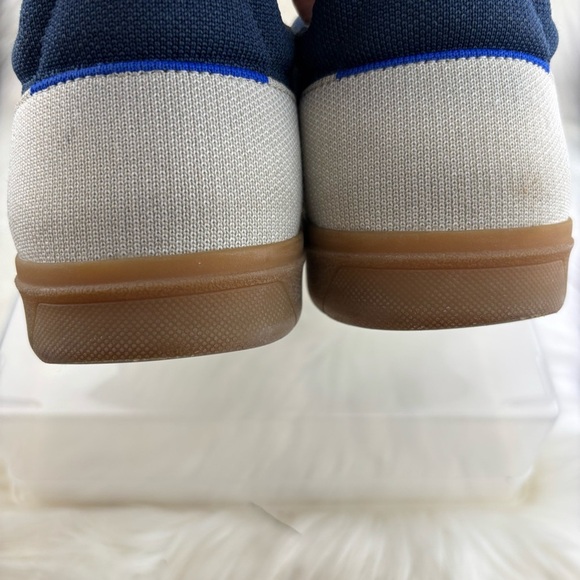 Rothy's White and Blue Sneakers Versatile Everyday Style - Picture 4 of 10